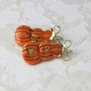 Stacked Pumpkin Ribbon Dangles | Bloom & Gloom