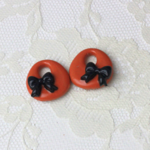 Pumpkin Spice Bow Loop Charms | Bloom & Gloom