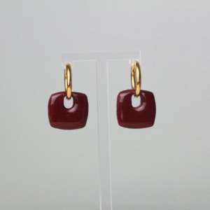 Black Forrest Cherry Hoop Charms